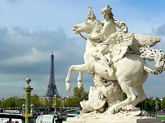 Mercure chevauchant Pégase.