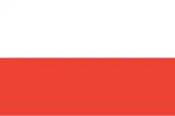 Drapeau du royaume de Madagascar de 1810 à 1885.