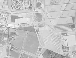 Emplacement de l'ancien aéroport Mermoz en 1969.