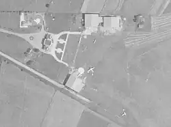 Infrastructures de l'Aéroport Mermoz en 1957.