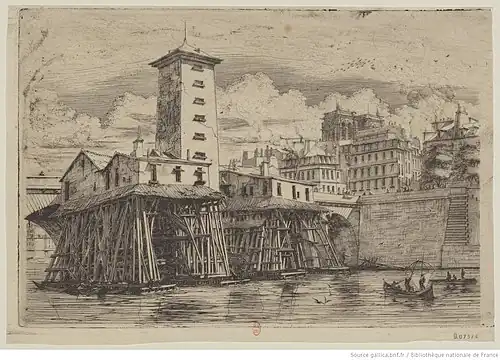 La Pompe Notre-Dame, 1er état, Paris, BnF.