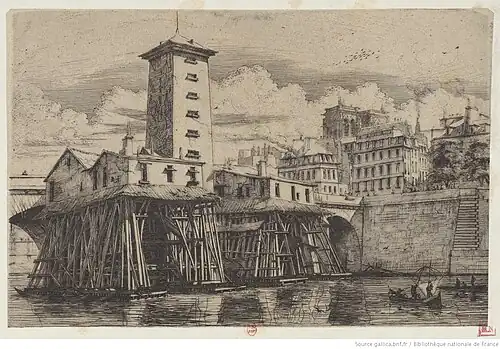 La Pompe Notre-Dame, 2e état, Paris, BnF.