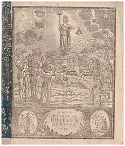 Couverture du Messager Boiteux de 1799