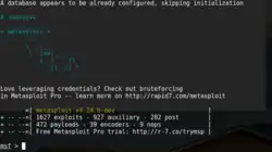 Description de l'image Metasploit 4.14.0 from Kali.png.