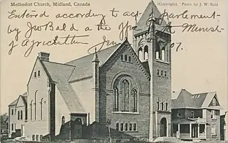 Eglise méthodiste, 1907