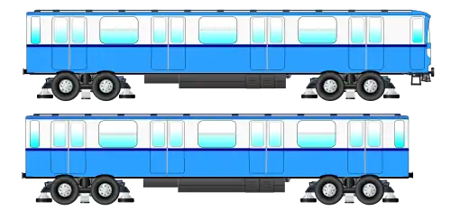 MP 73 en livrée d'origine.