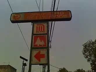 Entrée de la station.