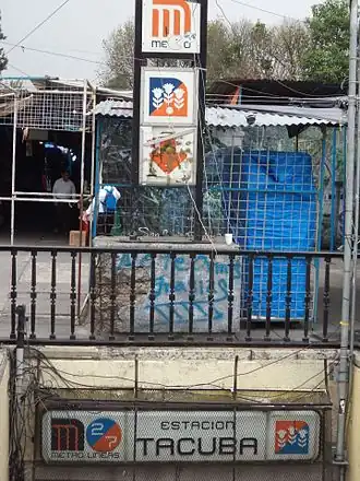 Entrée de la station.