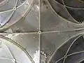 Voûtes de la croisée du transept, état en 2004.