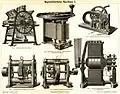 Machines électromagnétiques (Nollet, Gramme, Siemens) de la fin des années 1880.