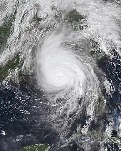 Michael le 10 octobre à 17 h 32 UTC à la catégorie 5.