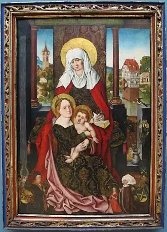 Vierge à l'Enfant avec sainte Anne (vers 1510), Germanisches Nationalmuseum.