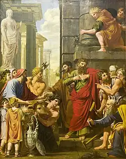 Saint Paul et saint Barnabé à Lystre, Michel Corneille l'Ancien (1644).