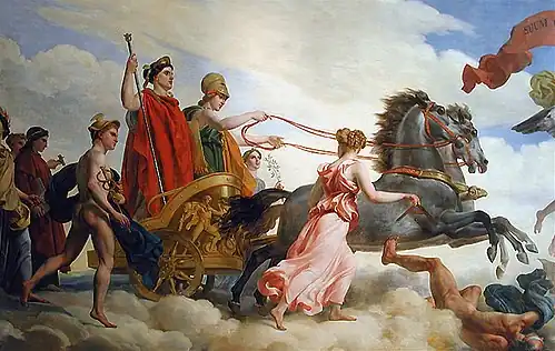 La Loi descendant sur la Terre (1827), Paris, musée du Louvre.