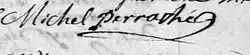 signature de Michel Perrache