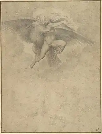L'Enlèvement de Ganymède, copie d'après l'original (perdu)