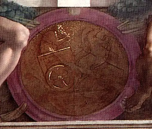 Élie montant au ciel dans un char de feu.