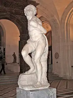 Michel-Ange, L'Esclave rebelle, Louvre.