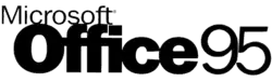 Description de l'image Microsoft Office 95 wordmark.png.