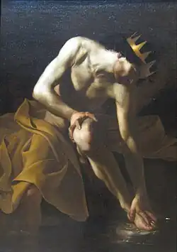 Bartolomeo Manfredi, Midas se lavant à la source du Pactole.