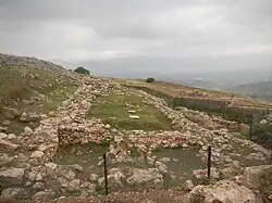 ruines d'un bâtiment.