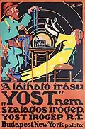 Yost, affiche commerciale, Budapest, vers 1912.