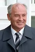 Mikhaïl Gorbatchev (2001), président de l’URSS.