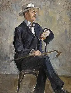 Eléna Gouraud. Portrait de Mikhaïl Matiouchine. Fin des années 1900