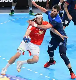 En 2016 avec le Danemark