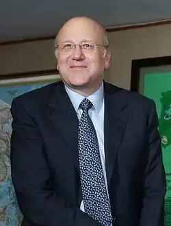 Najib Mikati, président du Conseil des ministres libanais de 2011 à 2014 et de 2021 à 2025.