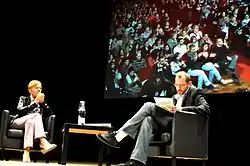 Débat de Milena Gabanelli et Corrado Formigli, 2011.