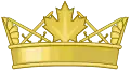 Couronne militaire de loyalistes.