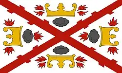 Drapeau militaire de l’État bourguignon sous le règne de Charles le Téméraire