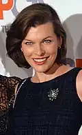 Milla Jovovich, actrice, mannequin et designer russo-américaine.