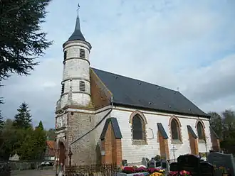 L'église de Millencourt-en-Ponthieu.