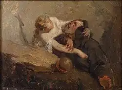 Tentation de saint Antoine par Jean-François Millet.