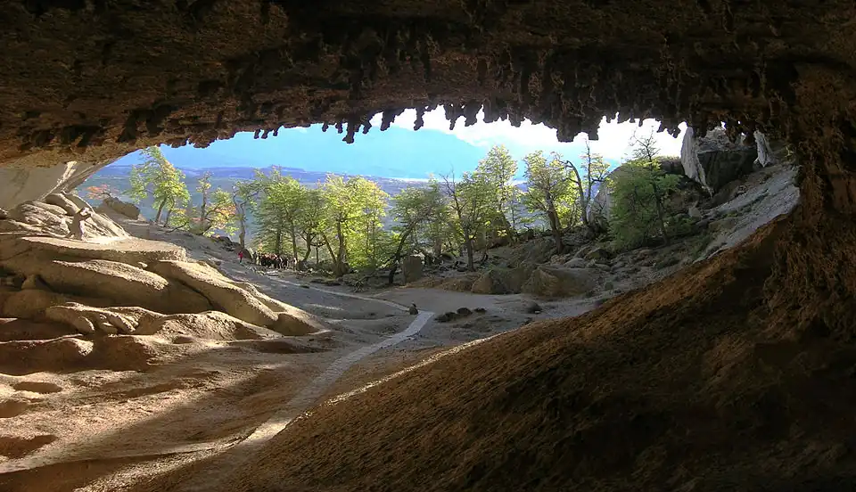 Grotte du Milodón,région de Magallanes et de l'Antarctique chilien, Chili.