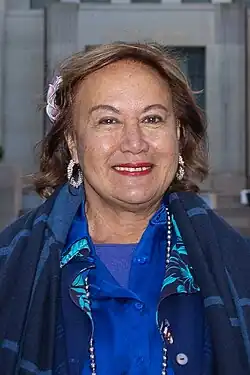 Minarii Galenon-Taupua, Vice-présidente de la Polynésie française depuis 2024.