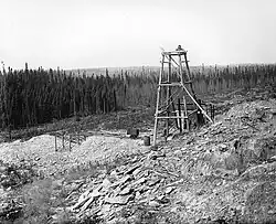 Mine de cuivre à Amos, 1916.