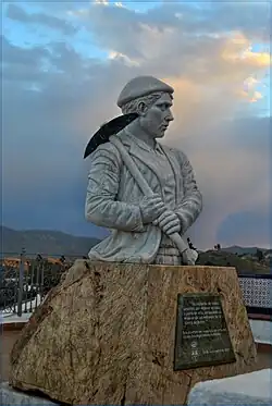 Statue dédiée au mineurs de Bédar