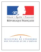 Logo du ministère de l'Économie, des Finances et de l'Emploi entre mai 2007 et novembre 2010.