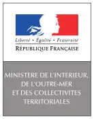 Logo du Ministère de l'Intérieur, de l'Outre-mer et des Collectivités territoriales de 2007 à 2010