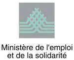Logo du ministère de l'Emploi et de la Solidarité (volet Emploi) de juin 1997 à 1999.