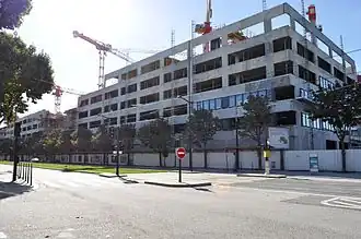 Chantier de la zone « Valin » en septembre 2013.