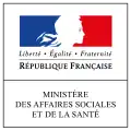 Logo du ministère des Affaires sociales et de la Santé jusqu'en mai 2017.