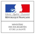 Logo du ministère des Solidarités et de la Santé de mai 2017 à février 2020.