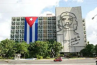 Le bâtiment du MININT à La Havane.