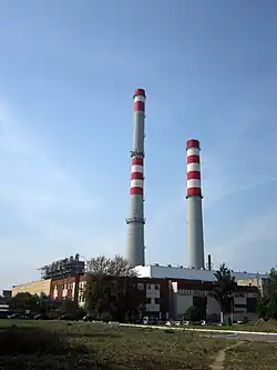 Cheminées à Minsk (Biélorussie).