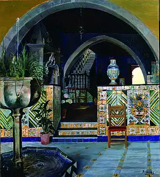 Miquel Utrillo, Interior del Cau Ferrat (1895), Sitges, Fundació Stämpfli.