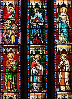 Vitrail du chevet.